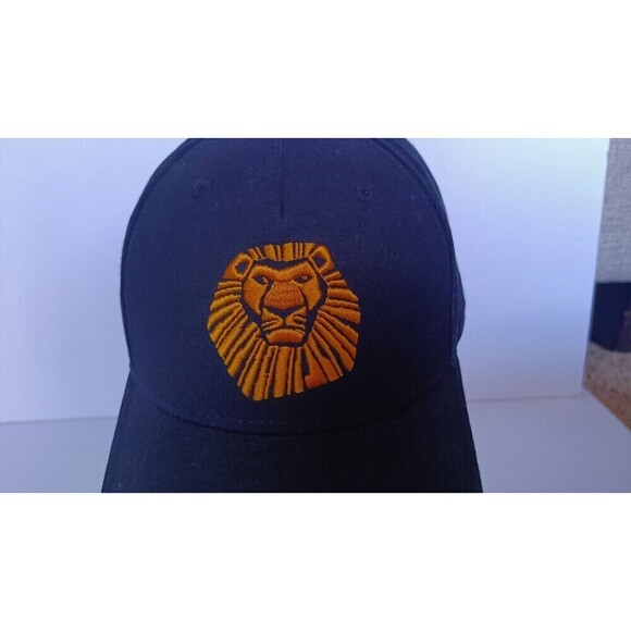 The Lion King Disney Baseball Cap Hat Adjustable Size 100% Cotton Black Gold - Picture 2 of 8